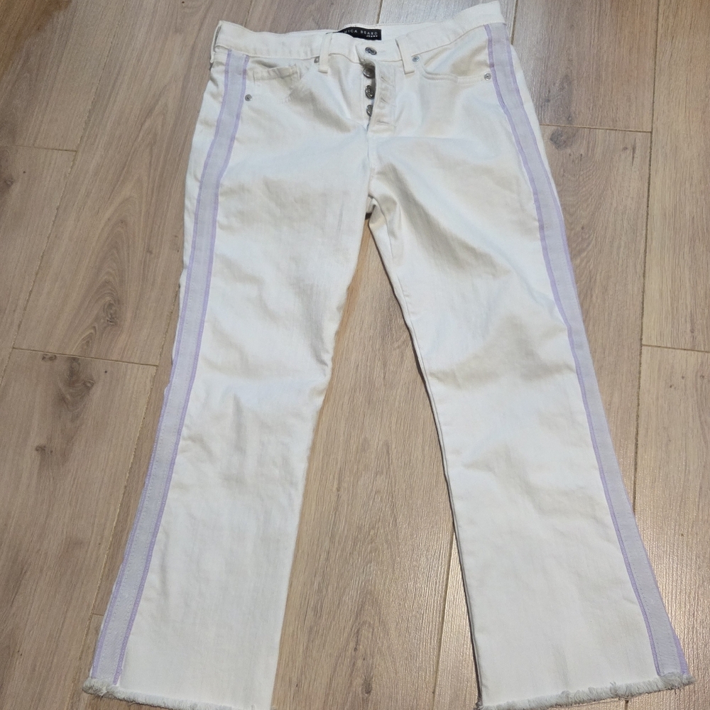 Veronica Beard "Carolyn Baby Boot" cropped jeans Sz 29